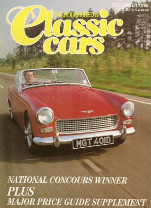 THOROUGHBRED & CLASSIC CARS 1986 DEC - LISTER, NEW XJ6